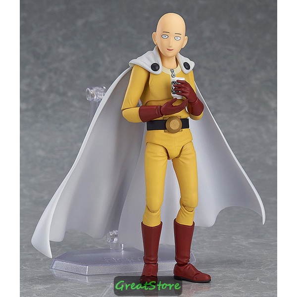 MÔ HÌNH NHÂN VẬT FIGMA 310 SAITAMA TEACHER SIÊU NHÂN PHỒNG TÔM ONE PUNCH CỬ ĐỘNG ĐƯỢC 15cm