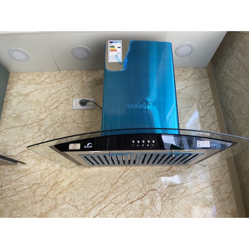 Máy hút mùi Bauer BC 70EC3 Máy hút khói kinh cong cao cấp, Bảo hành chính hãng 2 năm