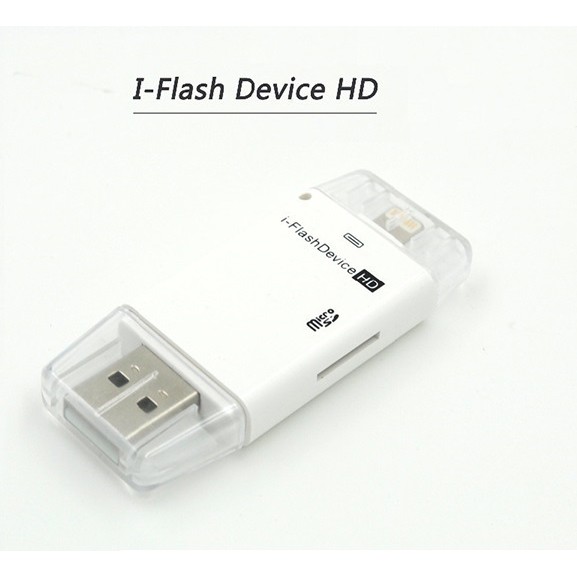 Đầu đọc thẻ nhớ cho iPhone iPad - i-FlashDevice HD Card Reader