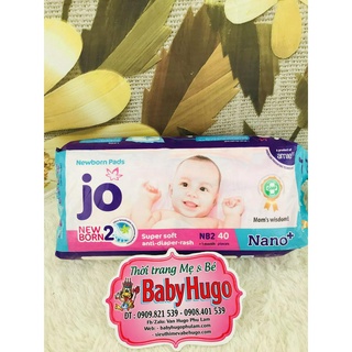 MIẾNG LÓT SƠ SINH JO NB2 40MIẾNG