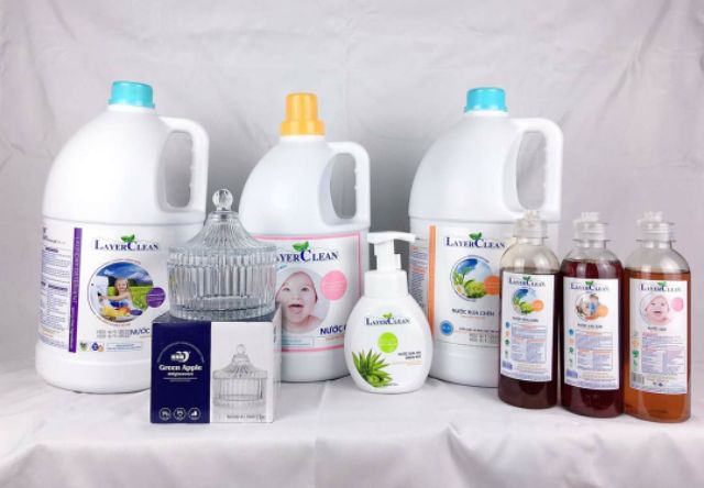 Nước rửa chén bát hữu cơ LayerClean hương quế 5l