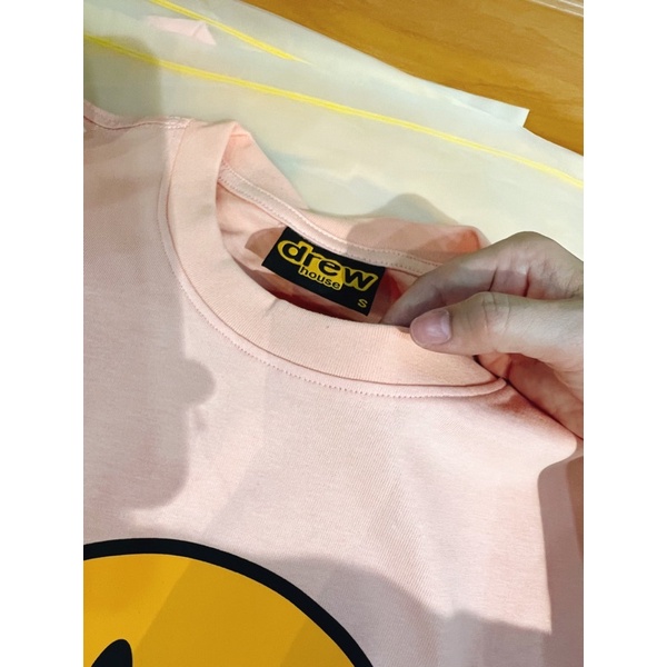 🌟 - Áo thun  Drewhouse bản mặt cười Mascot 2 màu đỉnh nhất, Drewhouse Mascot Tee