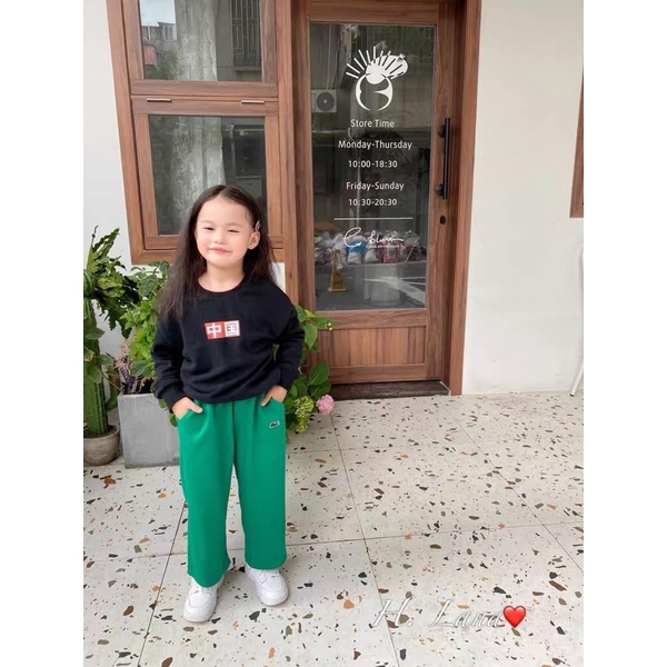 COMBO 3 QUẦN NỈ LACOSTE CHO BÉ