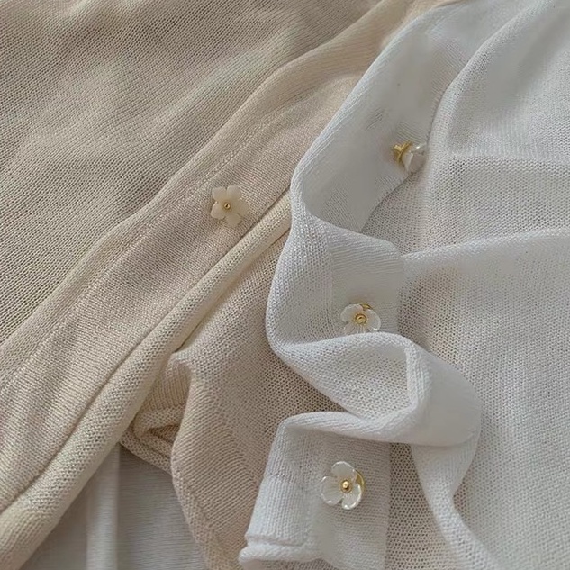 Áo Khoác Cardigan Dệt Kim Mỏng Chống Nắng Thời Trang Mùa Hè Cho Nữ | BigBuy360 - bigbuy360.vn