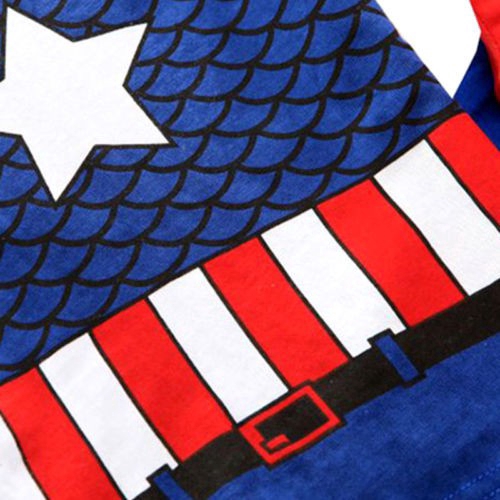 Set áo thun + quần dài phong cách Captain America cho bé trai