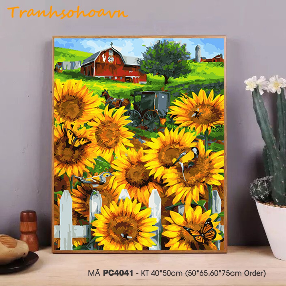 Tranh Sơn Dầu Số Hóa Phong Cảnh Tranhsohoavn Tự Tô Màu Treo Tường Ý Nghĩa Hàng Có Sẵn | BigBuy360 - bigbuy360.vn