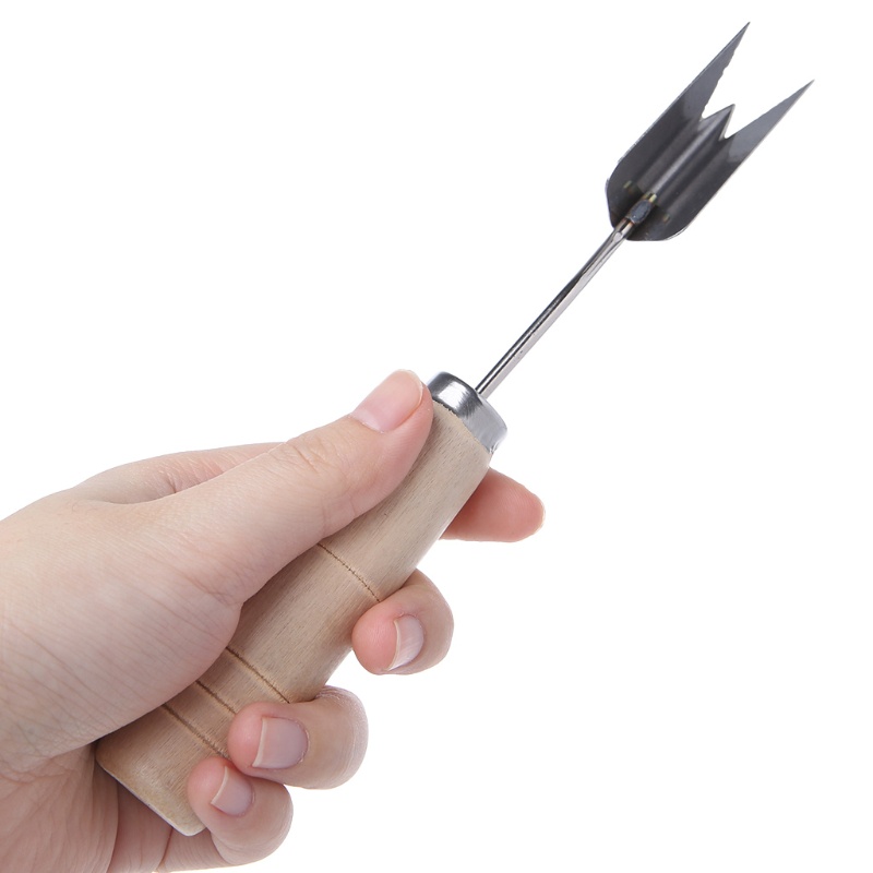 Dụng cụ gọt mắt quả dứa hình chữ V bằng thép không gỉ