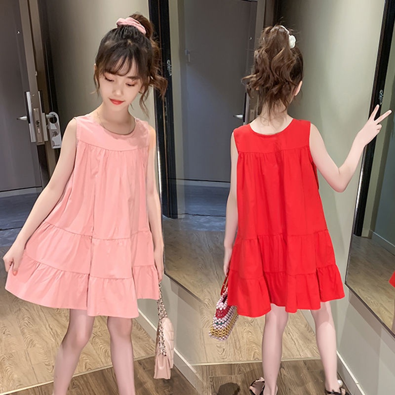 Đầm Công Chúa Sát Nách Thời Trang Mùa Hè Cho Bé Gái Từ 3-4 - 5-6 - 7-8 - 9-10 - 11-12 Tuổi