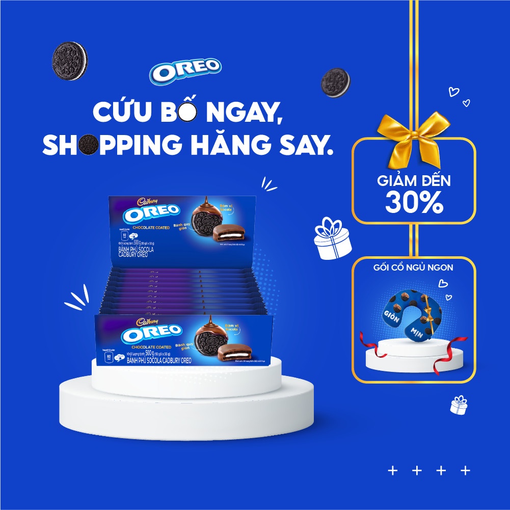 Bánh Quy OREO Phủ Socola 500g