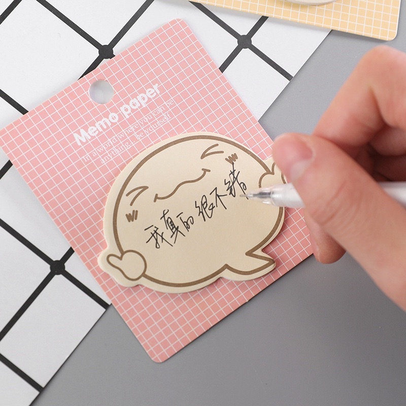 Set Giấy Note Ghi Chú Mini Nhiều Hình Dễ Thương Sồi House