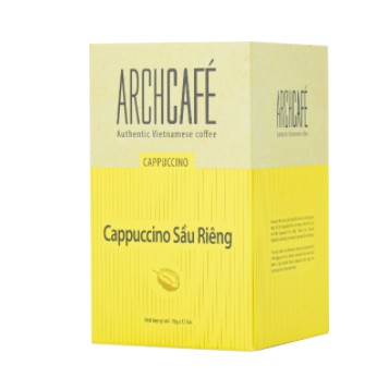 Cà phê Cappuccino Sầu Riêng Archcafé (hộp 12 gói x 18.5g) | BigBuy360 - bigbuy360.vn
