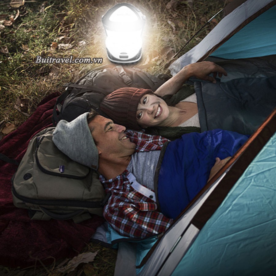Đèn cắm trại đa năng BB8220- Đèn tích điện xách tay tiện lợi- Bụi travel