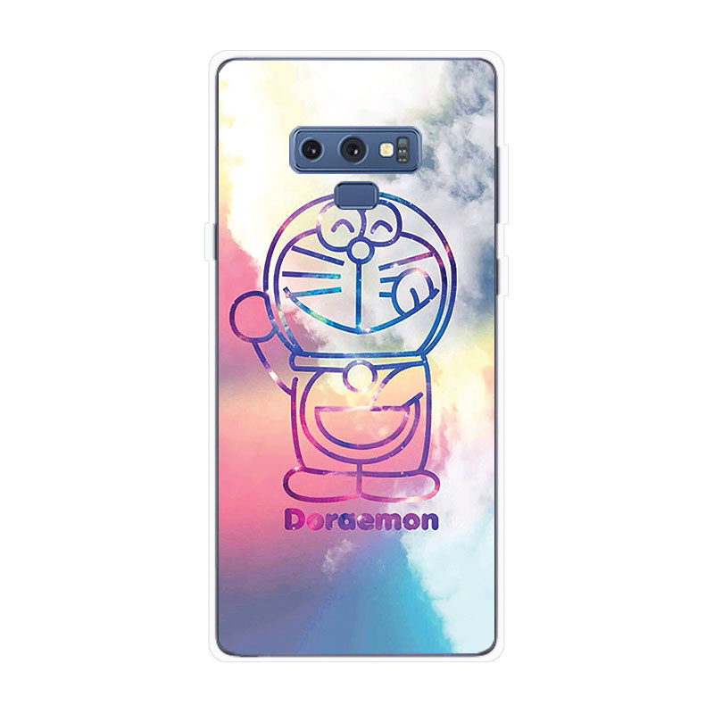 Ốp lưng TPU mềm Samsung Galaxy Note 8 9 Note8 Note9 Doraemon hoa văn