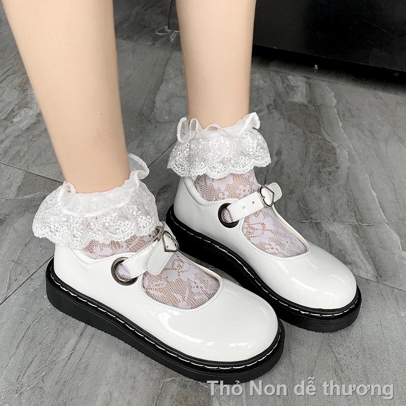○Mùa hè 2021 giày da mỏng nhỏ nữ retro Mary Jane đáy dày với váy JK Nhật Bản đơn cô gái mềm