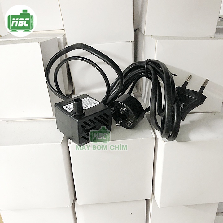 Máy bơm mini có đèn 2w, 5w | bơm thác nước phong thủy