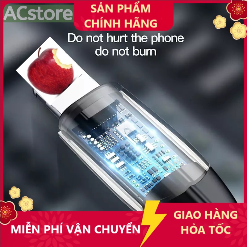 Cáp sạc và truyền dữ liệu tốc độ cao  480 mpbs Baseus cho táo Phone /tablet táo (sạc  2.4A, ACstore