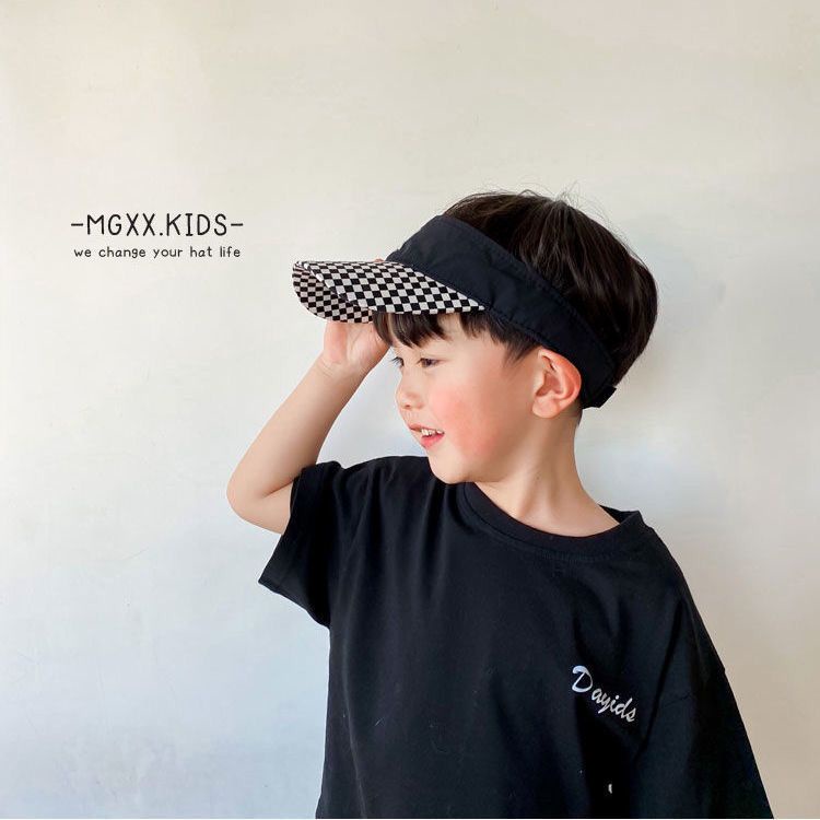 Mũ Lưỡi Trai Hở Chóp Thoáng Khí Phong Cách Hàn Quốc Thời Trang Mùa Hè Cho Bé Trai Và Gái