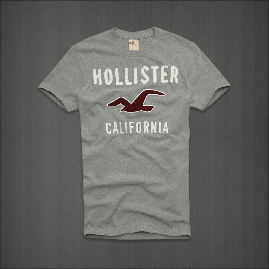 Áo thun Hollister Gray new [ 100% cotton bông xịn]