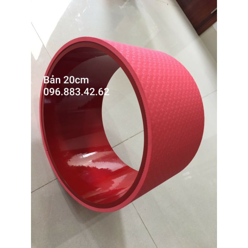 Vòng tập Yoga bản rộng 20cm đường kính 33cm bọc tpe 8mm
