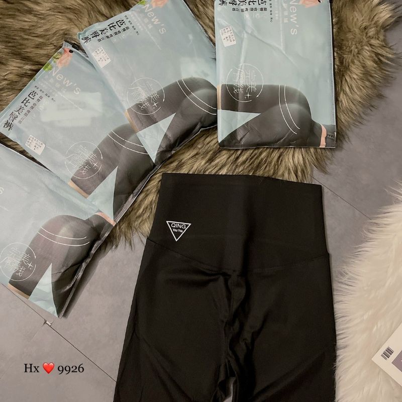 Quần legging gen bụng nâng mông kèm túi hàng QCL1