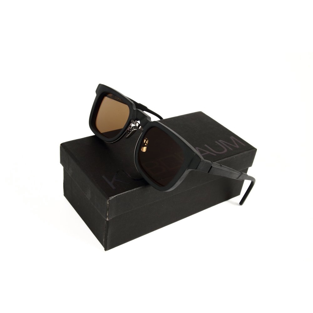 Hato - Gọng Kính Kuboraum Handmade Maske N4 BK Cao Cấp Full Box