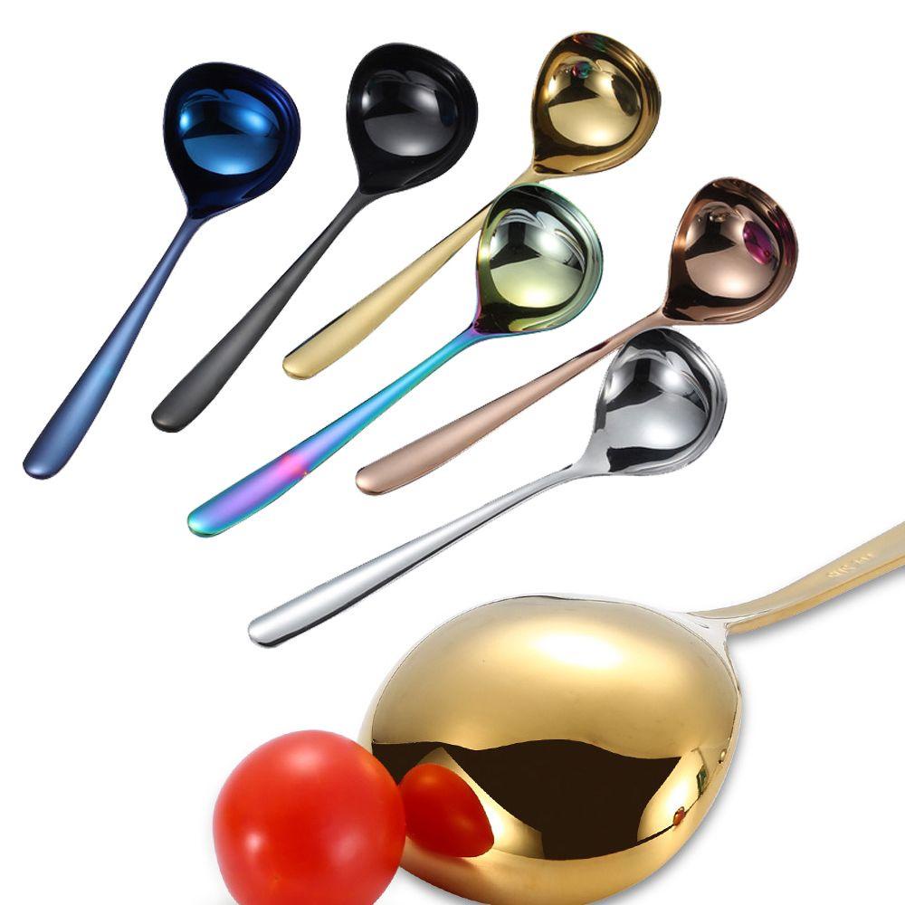 YIYU Muỗng Múc Canh Bằng Thép Không Gỉ Thiết Kế Độc Đáo