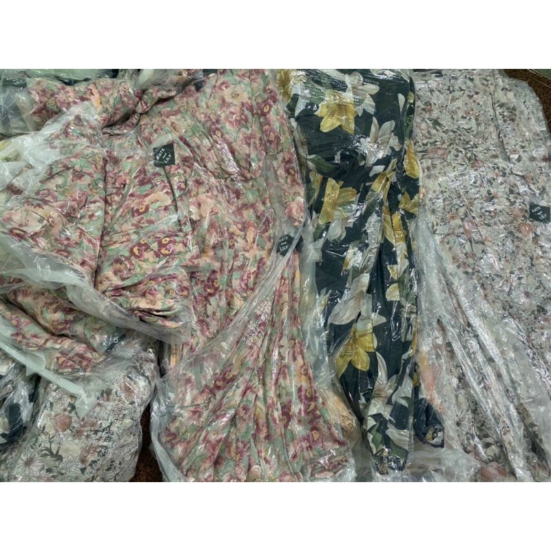 Đầm maxi hoa dài tay Kate Lily -hàng xuất Mỹ