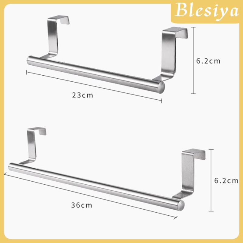 [Blesiya] Giá Treo Khăn Gắn Cửa Nhà Bếp / Phòng Tắm Không Cần Khoan Lỗ Phong Cách Hiện Đại