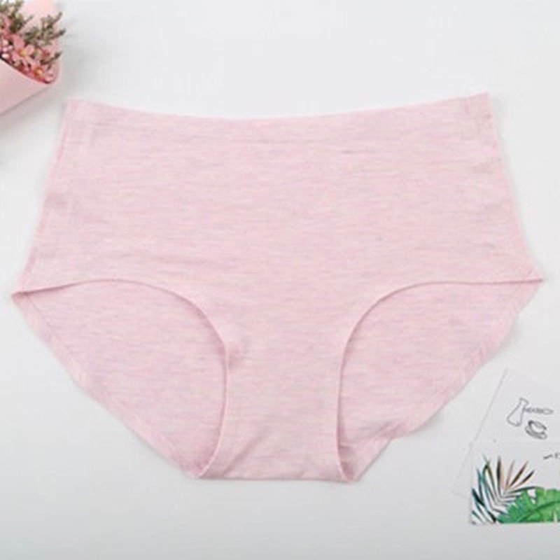 Quần Lót cotton Màu Sắc Trơn Lưng Vừa Thời Trang Cho Nữ