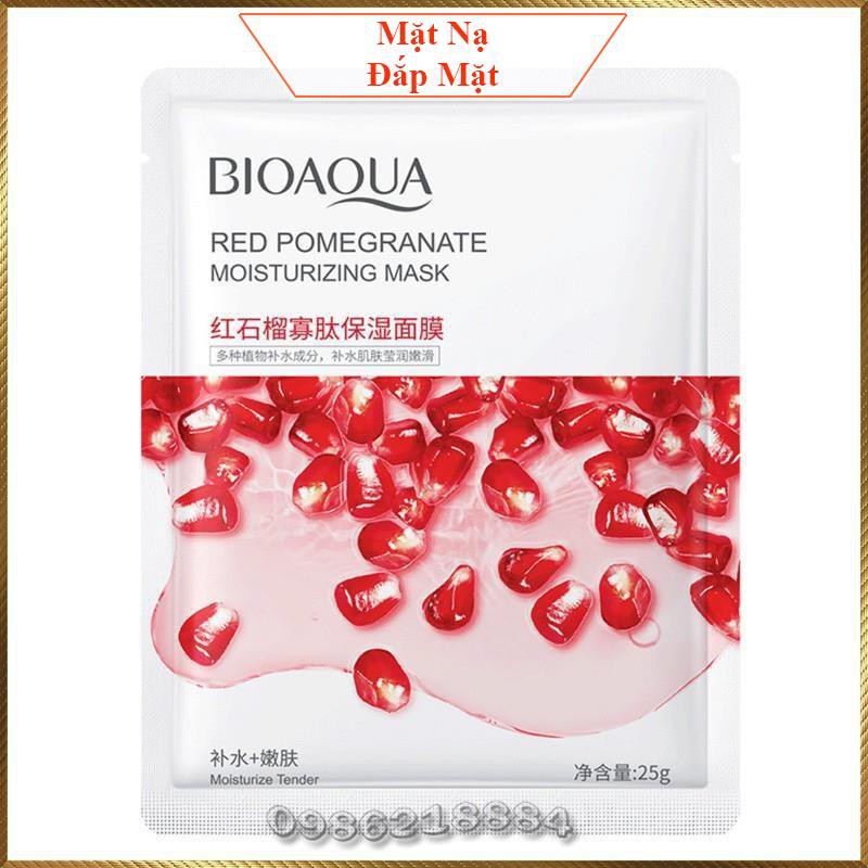 Mặt nạ Lựu Đỏ Bioaqua Red Pomegranate Mask dưỡng ẩm trẻ hoá làn da BRP0