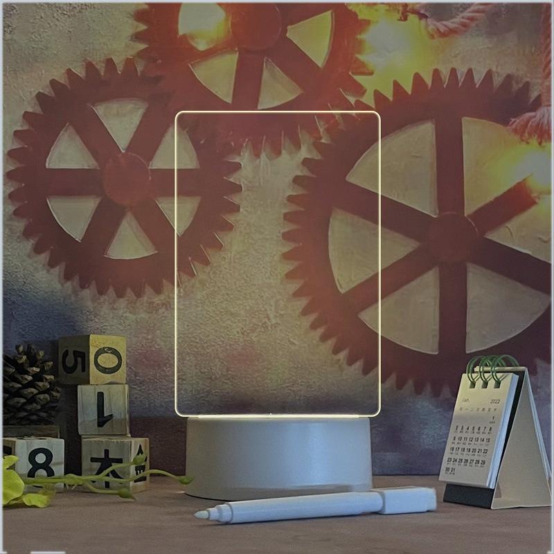Đèn Ghi Chú Gắn Bảng Acrylic để bàn làm việc, làm đèn trang trí, đèn ngủ Trang Trí Phòng Ngủ Bảo hành Lỗi 1 Đổi 1