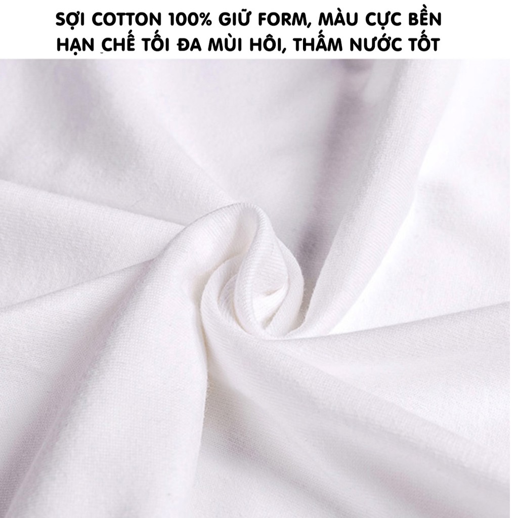Áo thun nam phông trơn cộc tay cotton 100% mặc thoáng mát dày dặn thương hiệu Japas áo thun chuẩn Nhật cho nam nữ