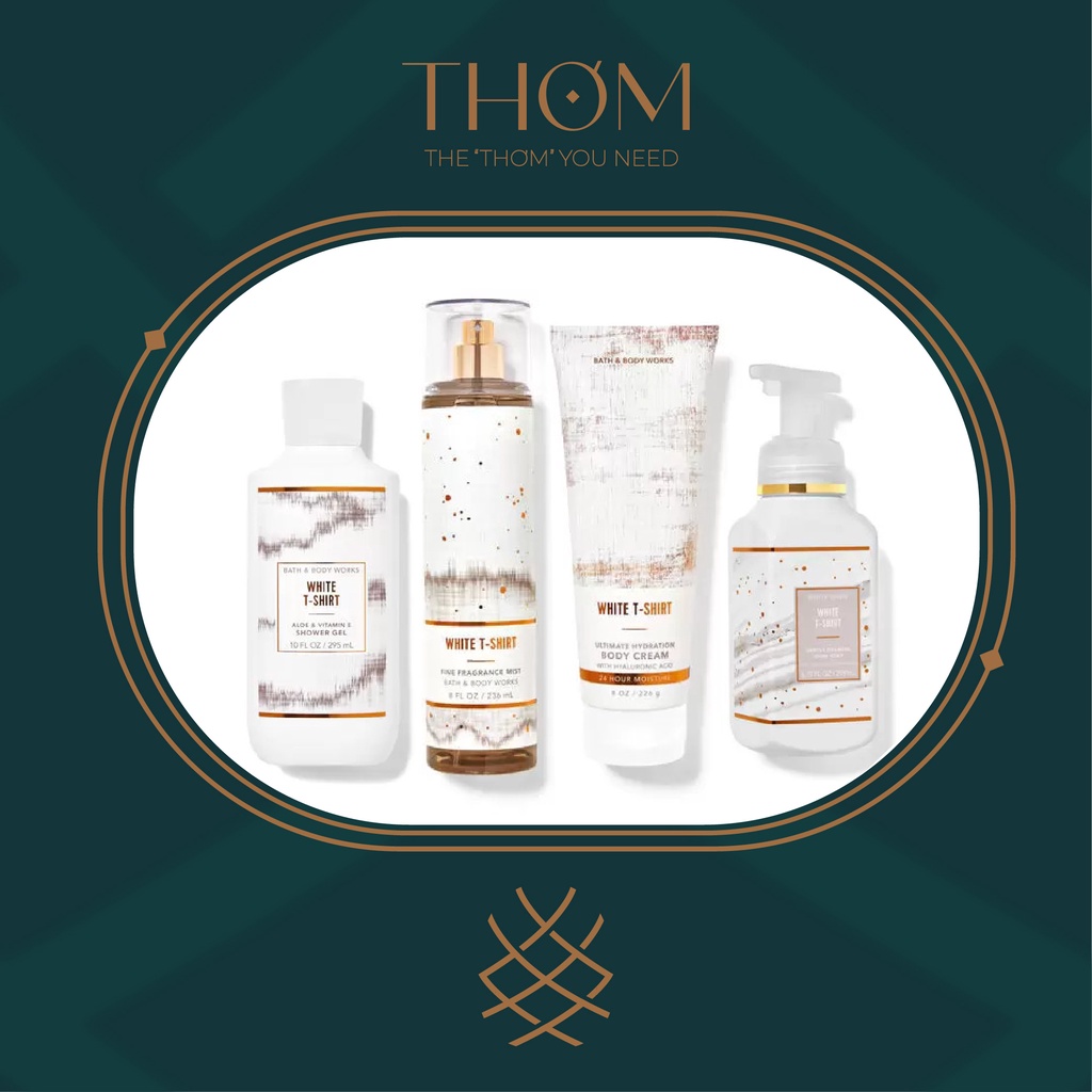 WHITE T-SHIRT | Sản Phẩm Tắm Dưỡng Xịt Thơm Toàn Thân Bath & Body Works