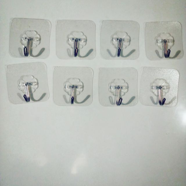 Móc Dán Nhựa Thần Thánh, Móc Dán Trong, Keo Dán Chắc Chắn, Treo Nhiều Kiểu, Nhiều Loại Đồ