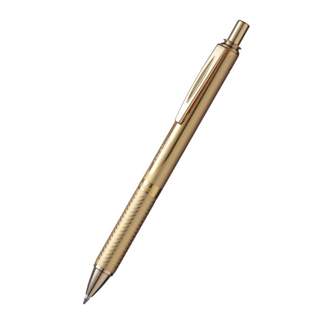 Bút ký cao cấp mực Gel nét 0.7 Pentel BL407 - mạ vàng kèm hộp sắt