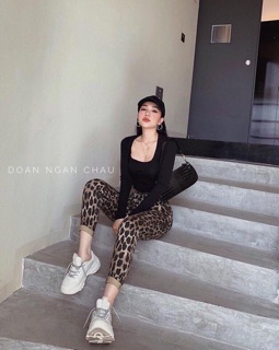 Áo croptop tay dài thun lụa mềm mịn