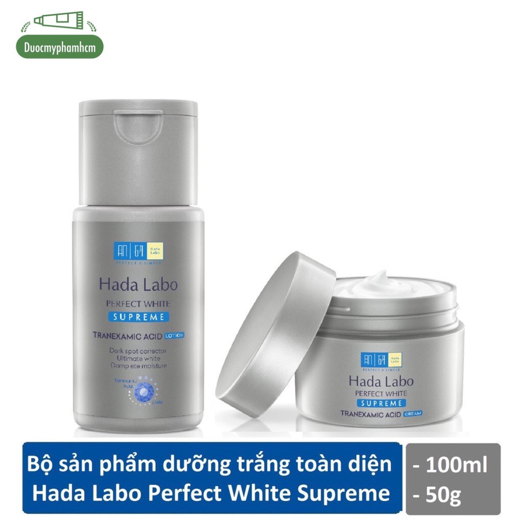 Kem dưỡng trắng toàn diện Hada Labo Perfect White Supreme Cream 50g