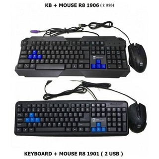 Combo bàn phím - chuột R8-1901 USB - Đảm bảo mới 100% chính hãng