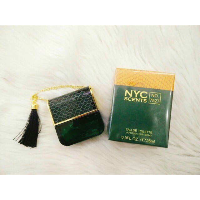 NƯỚC HOA NYC SCRENTS DẠNG TÚI XÁCH XANH XINH XẮN
