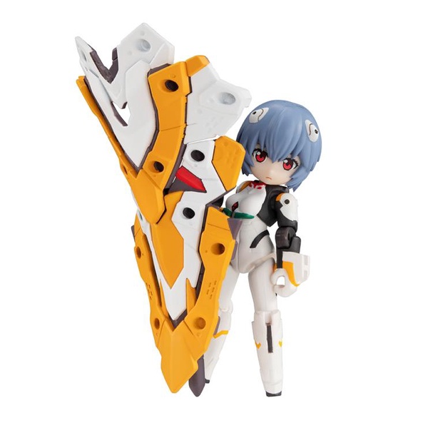 MÔ HÌNH LẮP RÁP MEGAHOUSE Rebuild of Evangelion Desktop Army Rei Ayanami & Unit-00