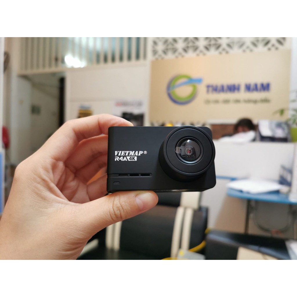 (Miễn phí lắp đặt) Camera hành trình Vietmap R4A 4K Pin siêu tụ điện, có WIFI,GPS, có nhận diện biển báo,Tặng thẻ 32G