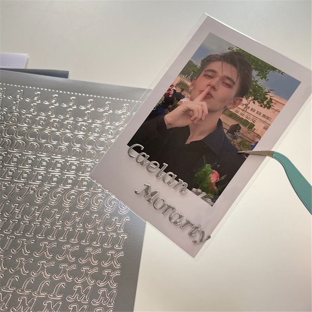 Sticker Dán Trang Trí Diy Họa Tiết Chữ Sáng Tạo