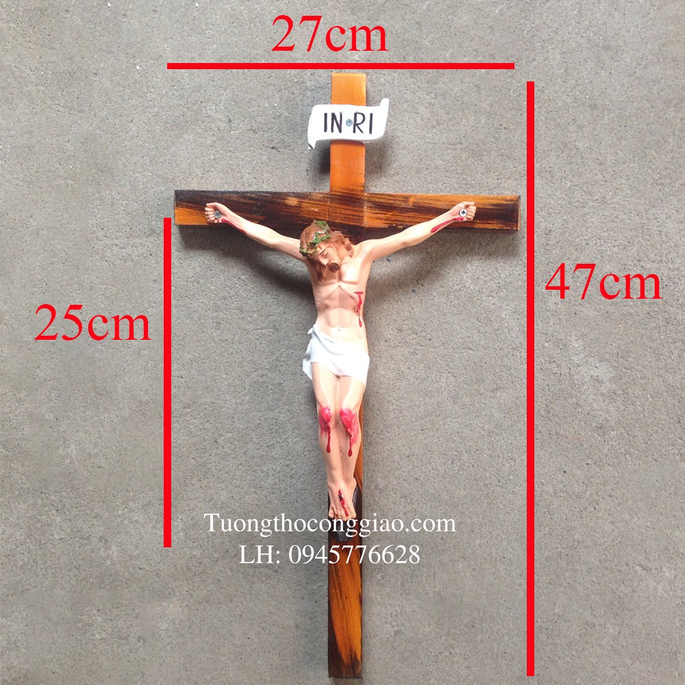 Tượng Chúa Chịu Nạn  25cm Composite