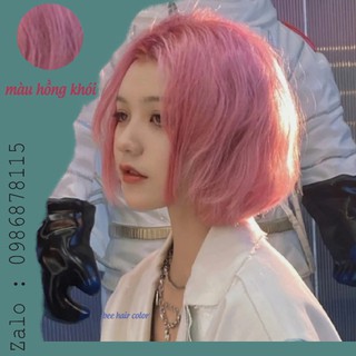 thuốc nhuộm tóc  màu HỒNG KHÓI . thuốc nhuộm tóc tại nhà