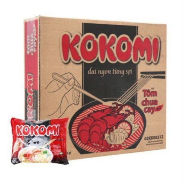 Thùng mì Kokomi chua cay 30 gói 65g