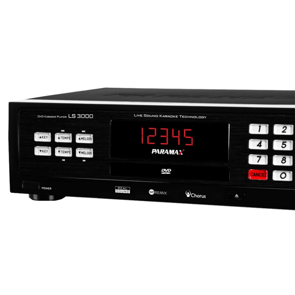 Đầu Karaoke DVD PARAMAX Paramax LS-3000 + Đĩa Karaoke và Sách List nhạc
