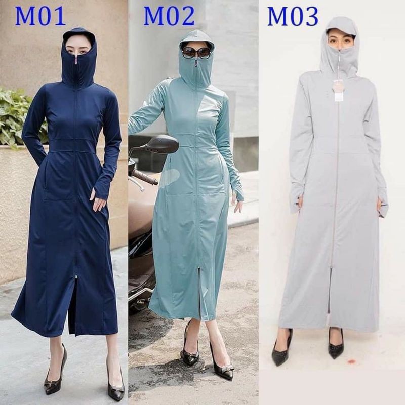 Áo chống nắng dài nữ