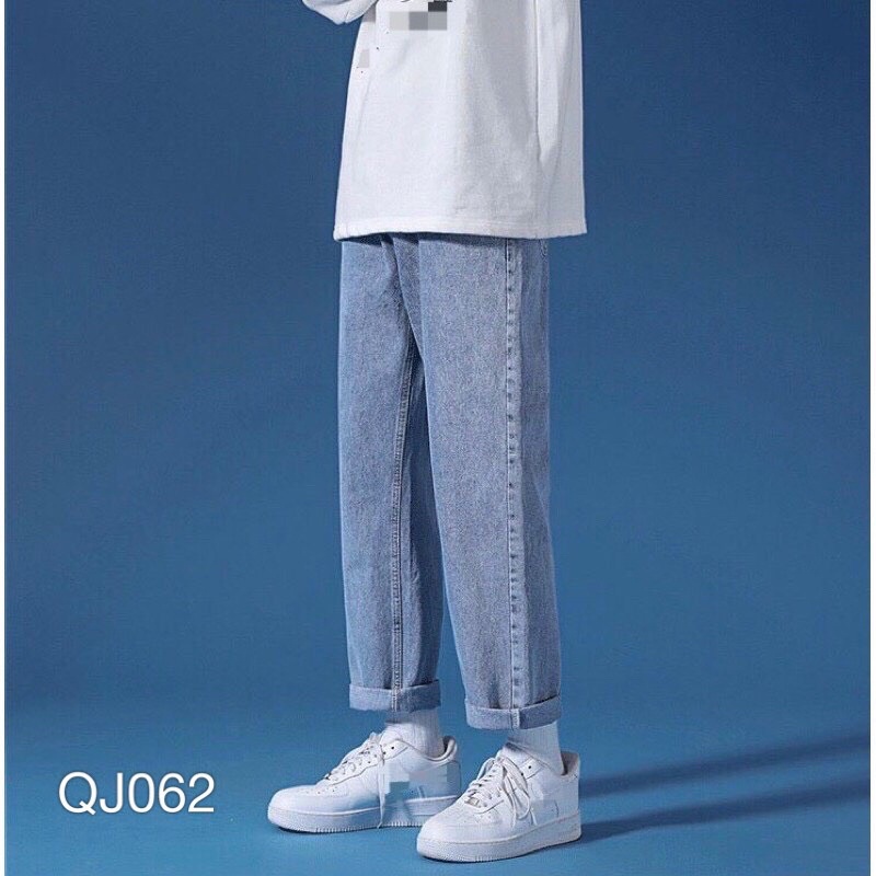 QJ062 - QUẦN JEAN BAGGY NAM BÁIC XANH BẠC | BigBuy360 - bigbuy360.vn