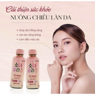 Girl collagen - nước uống bổ sung collagen và vitaminc hàn quốc hương táo