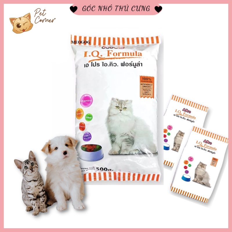 Thức ăn hạt cho chó mèo Apro IQ Formula gói 500gr